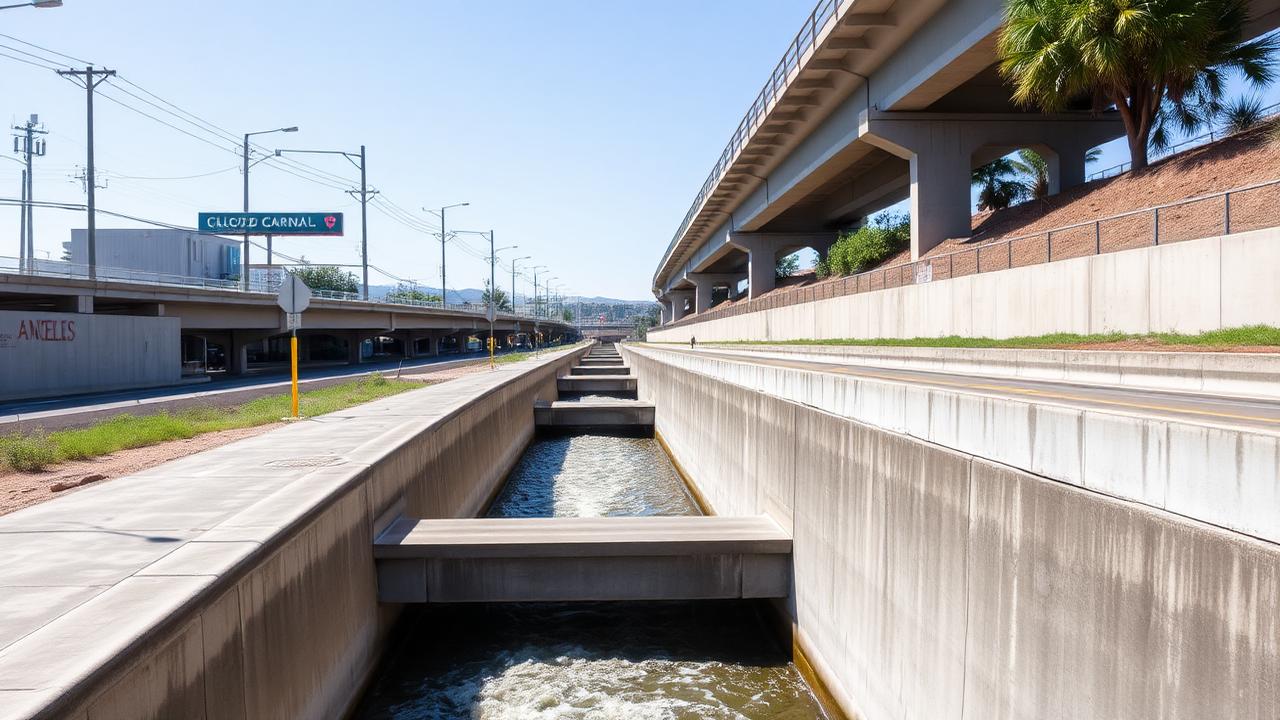 Los Angeles County public infrastructure and flood control property